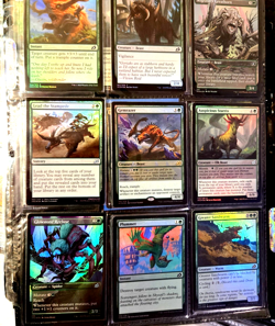 Magic the Gathering Foil Lot Green Rare mythic Huge lot Green - Image 1