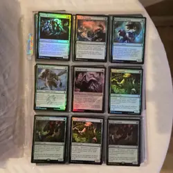 Magic the Gathering Foil Lot Green Rare mythic Huge lot Green - Image 2