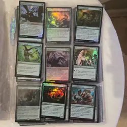 Magic the Gathering Foil Lot Green Rare mythic Huge lot Green - Image 3