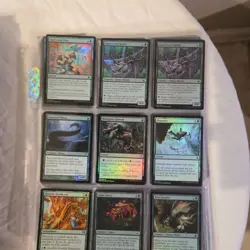 Magic the Gathering Foil Lot Green Rare mythic Huge lot Green - Image 4