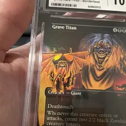 Grave Titan (2188) (Rainbow Foil) Iron Maiden Secret Lair Drop Foil CGC 10 Pop2 - Image 3