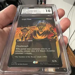Grave Titan (2188) (Rainbow Foil) Iron Maiden Secret Lair Drop Foil CGC 10 Pop2 - Image 4