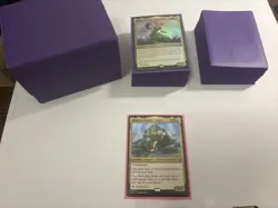 glarb calamity's augur Commander deck EDH w/ Decklist SLEEVED AND DECKBOX - Image 1