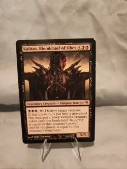 MTG Kalitas, Bloodchief of Ghet - Zendikar (ZEN) #99 - Magic the Gathering LP - Image 4