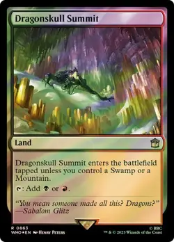 Dragonskull Summit Surge Foil Doctor Who Commander NM MTG - Image 1