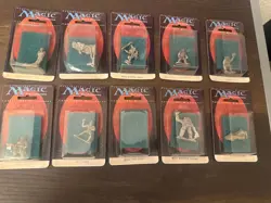 MTG (Magic the Gathering) Heartbreaker Miniatures Lot (10 figures) in packaging - Image 1