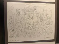 MTG (Magic The Gathering) Matt Cavotta Original Sketches (Stand or Fall, Sky M) - Image 2