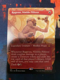 MTG Modern Horizons 2 Ragavan Nimble Pilferer Borderless - Image 1