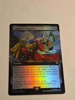 Espers to Magicite FOIL (Extended Art) X1 FIC MTG Commander Final Fantasy - Image 1