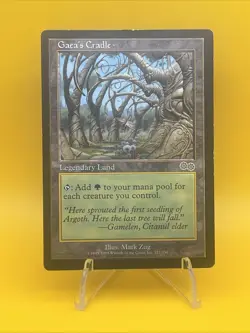Gaea's Cradle (Urza's Saga) Vintage MTG - Moderate Play - Image 1