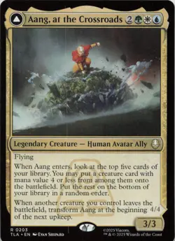 Aang, at the Crossroads R Avatar: The Last Airbender 203 NM MTG - Image 1