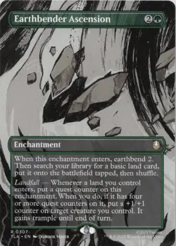 Earthbender Ascension (Borderless) R Avatar: The Last Airbender 307 NM MTG - Image 1