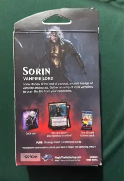 Magic The Gathering MTG 2020 Sorin, Vampire Lord Planeswalker Deck - Sealed - Image 2