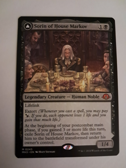 Sorin of House Markov NM MH3 Magic the Gathering MTG Modern Horizons 3 - Image 1