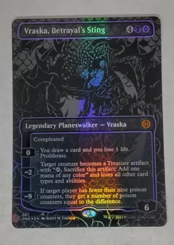 MTG Vraska, Betrayal's Sting OIL FOIL - ONE 361 - - Image 1