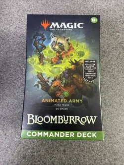 MTG Bloomburrow Commander Deck - Animated Army - Magic The Gathering Sealed - Image 1