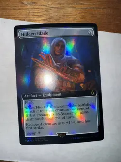Hidden Blade Extended Art Foil - Assassin'S Creed MTG-NM - Image 1