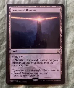 MTG Magic The Gathering Foil Command Beacon *NP - Image 1