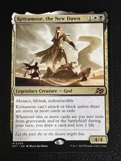 MTG Aetherdrift Ketramose, the New Dawn 0209 NM Mythic - Image 1