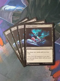Night's Whisper x 4 | 7% Off 2+ | Duskmourn | NM | MTG - Image 1