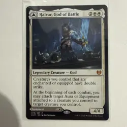 MTG Halvar, God of Battle Sword of the Realms, NM-Mint, English Kaldheim - Image 1