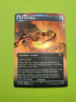 1x MTG The One Ring (Borderless, Foil) (LTR) - (UMP) #451 - Magic - Image 1