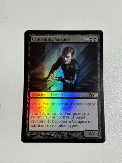 1 x Captivating Vampire - Foil - Magic 2011 - Moderate Play - MTG - Image 1