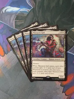 Massacre Girl x 4 | 7% Off 2+ | Duskmourn | NM | MTG - Image 1