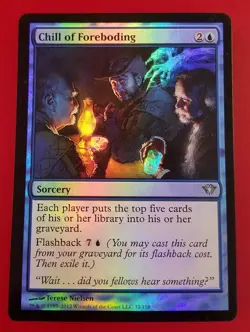 1x Chill of Foreboding | FOIL | Dark Ascension | MTG Magic Cards - Image 1