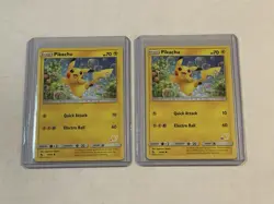 Pokemon TCG Pikachu 19/68 (#2 & #30 Pikachu Stamped) Promo Battle Academy NM - Image 1