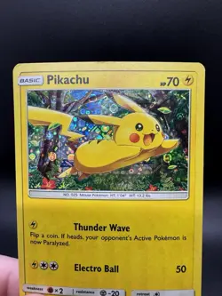 Pokemon TCG Pikachu SM04 Promo General Mills Holo - HP/Damaged - Image 3