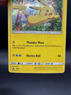 Pokemon TCG Pikachu SM04 Promo General Mills Holo - HP/Damaged - Image 4