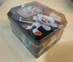 2020 Pokemon TCG Galar Partners Tin Cinderace V Red New Sealed - Image 2