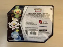 2020 Pokemon TCG Galar Partners Tin Cinderace V Red New Sealed - Image 3
