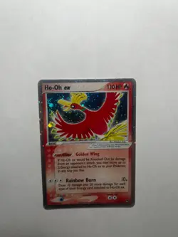 !!!HOLO BLEED!!! Ho-Oh ex 17/17, Pop Series 3 - 2006 Holo Rare Pokemon Card - Image 3