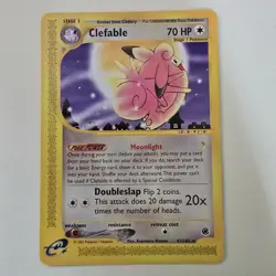 Clefable 41/165 TCG Pokemon Expedition Set Non-Holo Rare NM - Image 1