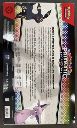 Pokemon S&V Prismatic Evolutions Premium Collection Figure - Image 2