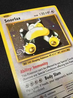 🪐 Galaxy SWIRL - Pokemon TCG Snorlax XY179 Black Star Promo LP Rare Evolutions - Image 1