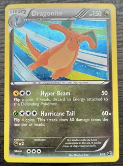 Dragonite Dragon Vault 5/20 Pokemon TCG Cosmos Holo Rare Lightly Played LP - Image 1
