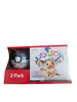 Pokemon TCG Prismatic Evolutions Elite Trainer Box ETB Pokeball Sams Club Bundle - Image 1