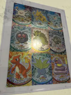 Topps Pokemon Uncut Sheet Exclusive Preview Sandslash Chrome Sparkle - Image 3