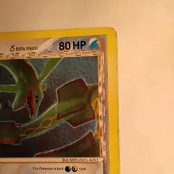 2006 Pokemon EX Holon Phantoms Rayquaza Delta Species #16/110 Graded 7 by CGAI - Image 3