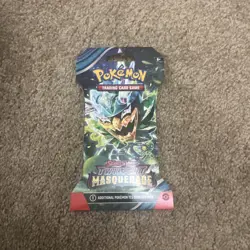 Pokemon Twilight Masquerade Sleeved Booster Pack Art Set 4 Packs - Image 3