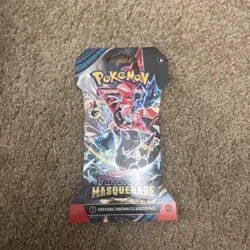 Pokemon Twilight Masquerade Sleeved Booster Pack Art Set 4 Packs - Image 5