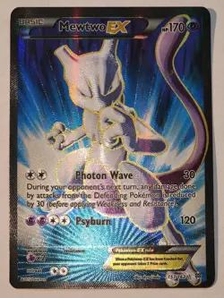 Pokemon TCG Mewtwo EX 157/162 Full Art Ultra Rare XY Breakthrough Holo NM - Image 2