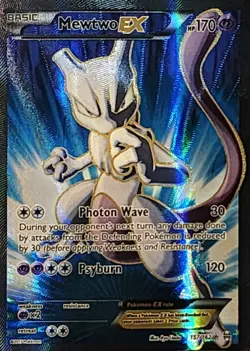 Pokemon TCG Mewtwo EX 157/162 Full Art Ultra Rare XY Breakthrough Holo NM - Image 3