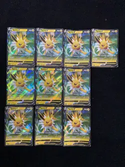 2024 Pokemon S-Chinese Nine Colors Gathering Jolteon 048/132 RRR Holo Lot*10 yo8 - Image 1