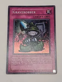 Yugioh Graverobber PSV-008 Super Rare Original Print NM - Image 1