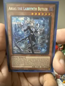 Yu-Gi-Oh! Prismatic Secret Rare Arias The Labrynth Butler MP24-EN139 - Image 2