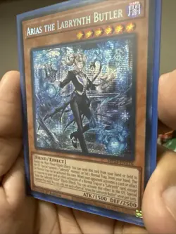 Yu-Gi-Oh! Prismatic Secret Rare Arias The Labrynth Butler MP24-EN139 - Image 3
